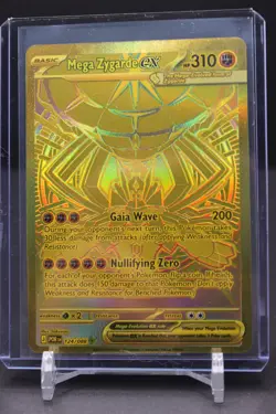 Mega Zygarde ex 124/088 Gold Hyper Rare Pokemon Perfect Order - Image 1