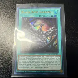 Yu-Gi-Oh-DOOD EN055- Black Rose Garden - Ultra Rare 1st Edition NM - Image 1
