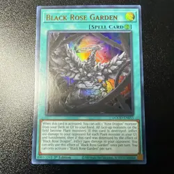Yu-Gi-Oh-DOOD EN055- Black Rose Garden - Ultra Rare 1st Edition NM - Image 3