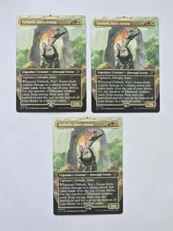 3x Gishath, Sun's Avatar - Showcase - Lost Caverns- Near Mint - MTG - Image 1