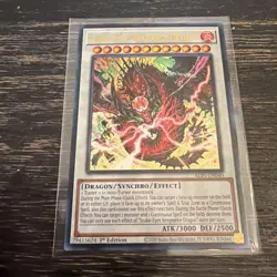 Snake-Eyes Vengeance Dragon ALIN-EN040 Ultra Rare Yugioh 1st Edition Mint - Image 2