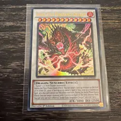 Snake-Eyes Vengeance Dragon ALIN-EN040 Ultra Rare Yugioh 1st Edition Mint - Image 3