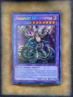 Yugioh Predaplant Dragostapelia RA01-EN027 Secret Rare 1st Ed NM - Image 1