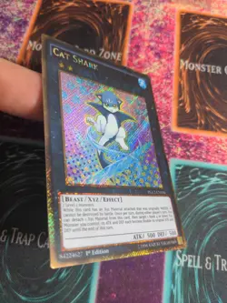 Yu-Gi-Oh! Cat Shark PGL2-EN016 1st Edition Secret Rare NM - Image 2