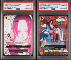 PSA 10 Boa Hancock (SP Alt Art) The Azure Sea's Seven OP14-112 EN One Piece +JP - Image 1