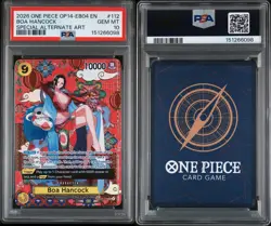 PSA 10 Boa Hancock (SP Alt Art) The Azure Sea's Seven OP14-112 EN One Piece +JP - Image 2