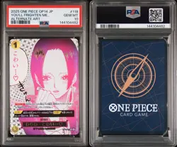 PSA 10 Boa Hancock (SP Alt Art) The Azure Sea's Seven OP14-112 EN One Piece +JP - Image 3