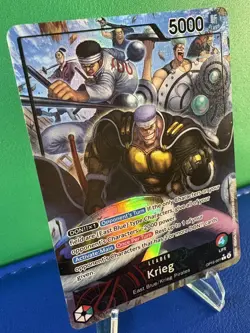 Krieg (OP15-001) (Alt Art) Leader Card - One Piece Adventure on Kami’s Island NM - Image 2