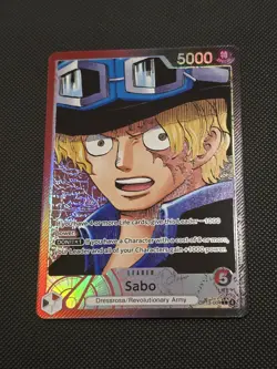 One Piece Sabo OP13-004 Leader Alt Art Carrying On His Will English - Image 1