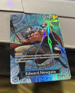 ONE PIECE OP-15 Adventure on KAMI's Island OP13-042 SP Edward Newgate ENGLISH NM - Image 3