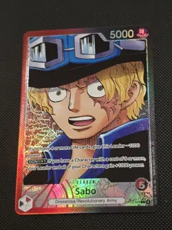 One Piece Sabo OP13-004 Leader Alt Art Carrying On His Will English - Image 1