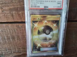 Pokemon Cards promo sr ar ultra ball vmax secret 161/149 ex graded art card b37 - Image 1