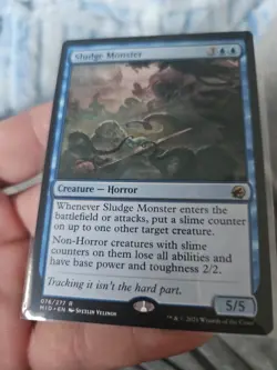 MTG MID Sludge Monster Innistrad Midnight Hunt Magic 76/277 PACK FRESH - Image 2