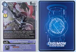 LadyDevimon ST10-12 R (Alt) Tamer Goods Set (Angewomon & *) Digimon Card Game EN - Image 1