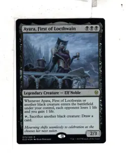 MTG SkeenAB Ayara First of Locthwain PACK PROMO FOIL from Eldraine. NM. - Image 1