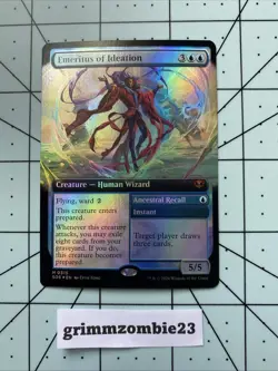 MTG Emeritus of Ideation (Extended Art) Secrets of Strixhaven Foil M 0315! - Image 1