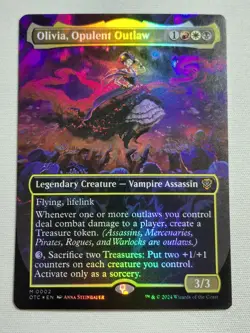 Olivia, Opulent Outlaw Borderless Commander: Outlaws of Thunder Junction Foil - Image 1
