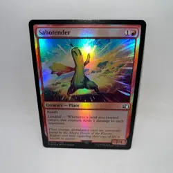 Sabotender 153 Common FINAL FANTASY Magic: The Gathering Foil Lightly Played - Image 1