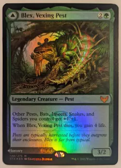 MtG - Blex, Vexing Pest - Strixhaven (Foil 148) - Image 1