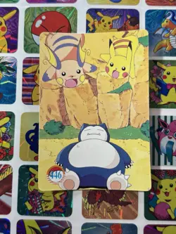 Pokemon Pikachu Vintage Pocket Monsters Vending HOLO Prism Sticker 1998 Nintendo - Image 4