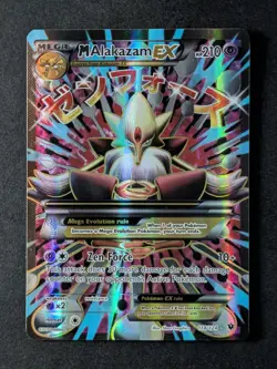 2016 Pokemon M ALAKAZAM EX #118/124 XY Fates Collide Ultra Rare English - Image 1