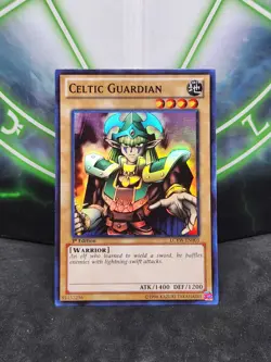 Yugioh Celtic Guardian LCYW-EN003 1st Edition Super Rare NM - Image 1
