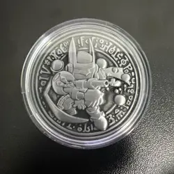 Yu-Gi-Oh! Official YCS Pre-Registration Coin | Elemental HERO Bubbleman - Silver - Image 1