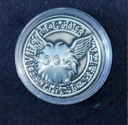 YUGIOH Winged Kuriboh Silver Coin Yu-Gi-Oh! YCS Pre-Registration KONAMI OFFICIAL - Image 1