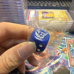 Yu-Gi-Oh! Winged Kuriboh Blue D6 Plastic Dice SEALED Official Konami Product - Image 1