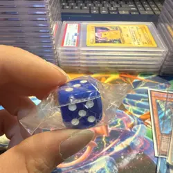 Yu-Gi-Oh! Winged Kuriboh Blue D6 Plastic Dice SEALED Official Konami Product - Image 2