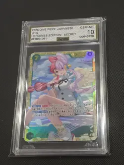 Uta EB03-061 SEC ONE PIECE Heroines Edition TCG Japanese AGS 10 - Image 1
