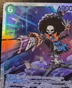 Brook OP15-032 Foil Super Rare Adventure On Kami's Island One Piece Card Game - Image 2
