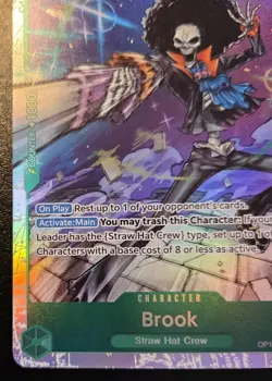 Brook OP15-032 Foil Super Rare Adventure On Kami's Island One Piece Card Game - Image 4