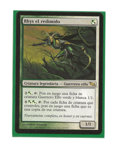 RHYS THE REDEEMED Shadowmoor Magic El Redimido Spanish MTG x1 NM - Image 1