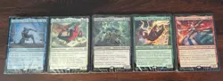 MTG SDCC All 5 Spider-Man Welcome Decks Complete Set White Red Black Blue Green - Image 1