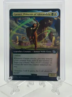 NM - Garnet, Princess of Alexandria, #0487 - Extended Foil - FF x MTG - Image 1