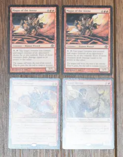 MTG 4x Red Rare Creature Magus of the Arena, Wildfire Eternal & Harsh Mentor - Image 2