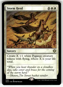 STORM HERD #36 MTG STARTER COMMANDER DECKS RARE - Image 1