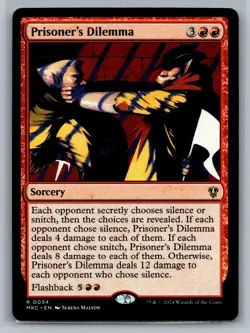 Prisoner's Dilemma Commander: Murders at Karlov Manor #34 Magic MTG - Image 1