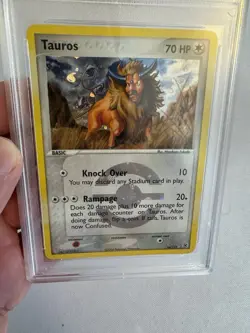 2004 Pokemon Tauros Reverse Holo Rare EX Fire Red & Leaf Green 10/108 PSA 9 Mint - Image 5