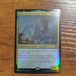 Wizards of the Coast Aesi, Tyrant of Gyre Strait Foil Commander Legends Mythic … - Image 1