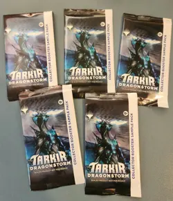 5X Tarkir Dragonstorm SAMPLE Collector Booster Pack - Image 1