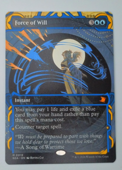 Force of Will-Secrets Of Strixhaven Mystical Archive-Borderless-Regular-19-NM - Image 1
