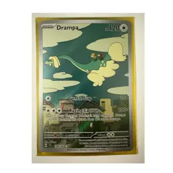 Pokemon Drampa Illustration Rare Holo SV05 Temporal Forces 184/162 120 HP Card - Image 1