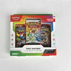 Pokemon First Partner Illustration Collection Series 1 Promo Cards TCG Box - Image 1