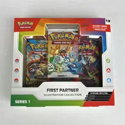 Pokemon First Partner Illustration Collection Series 1 Promo Cards TCG Box - Image 1