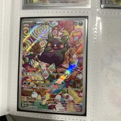 Morpeko 206/182 SV04: Paradox Rift Illustration Rare Full Art Holo Pokemon Card - Image 2