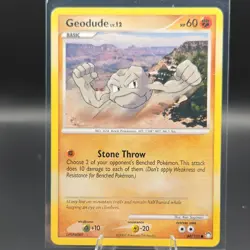 Pokemon TCG Geodude 084/123 Diamond & Pearl Basic 60HP Common Regular - Image 1