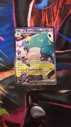 Pokemon TCG Iono's Bellibolt EX 183/159 Sv09 Special Illustration Rare Holo NM/M - Image 1