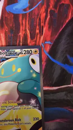 Pokemon TCG Iono's Bellibolt EX 183/159 Sv09 Special Illustration Rare Holo NM/M - Image 2